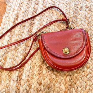 Rare Vtg Coach Mini Crossbody Convertible Belt Bag